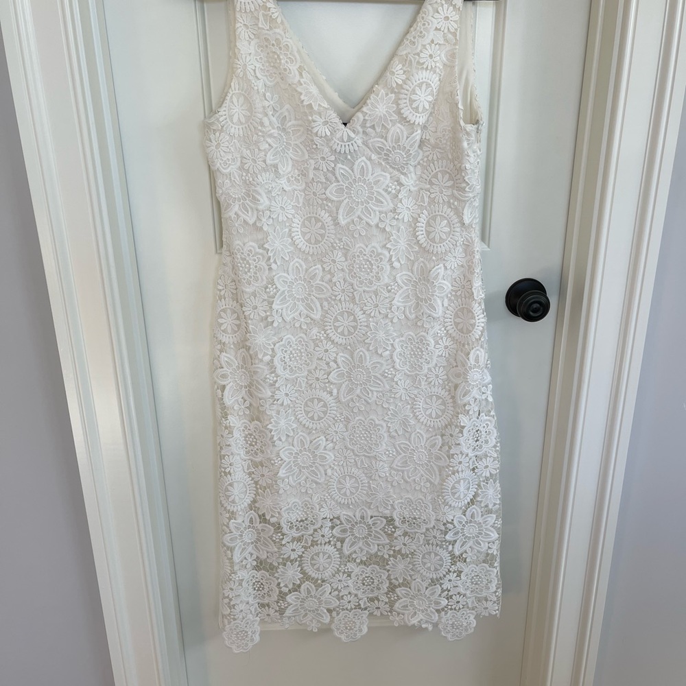 Ralph Lauren White Lace Dress